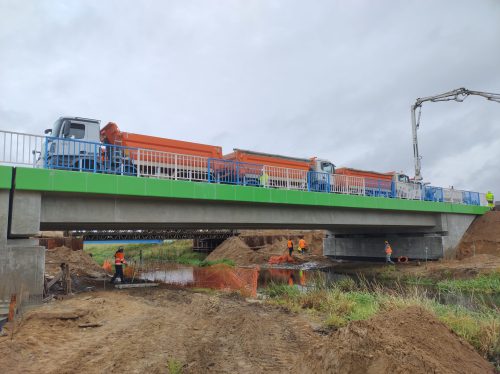 Gać k. Zambrowa Bik-Projekt / próbne obciążenia statyczne