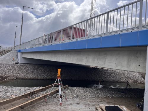 ul. Targowa, Opoczno, Strabag / próbne obciążenie statyczne