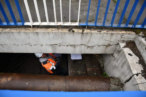 ekspertyza wiaduktów, Huta Katowice, Arcelormittal / ekspertyza wiaduktów drogowych i&nbsp;tramwajowego nad&nbsp;linią kolejową Huty Katowice