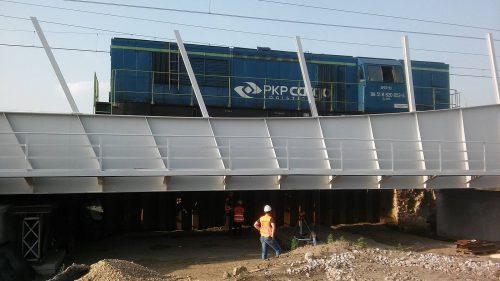 próbne obciążenie mostu / L.17-002 E30 Kraków Mydlniki Intop